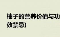 柚子的营养价值与功效(柚子的营养价值与功效禁忌)