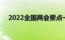 2022全国两会要点一览(2022两会内容)