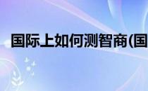 国际上如何测智商(国际上如何测智商高低)