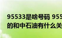 95533是啥号码 95504电话号码是做什么用的和中石油有什么关系