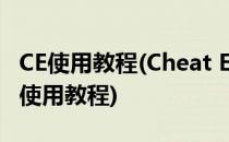 CE使用教程(Cheat Engine 6.3)(wps office使用教程)
