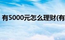 有5000元怎么理财(有5000元怎么理财知乎)