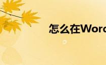 怎么在Word里插入脚注