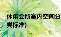 休闲会所室内空间分类(休闲会所室内空间分类标准)