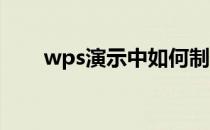 wps演示中如何制作动如脱兔型封面
