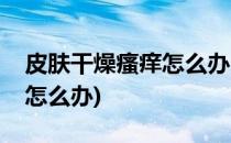 皮肤干燥瘙痒怎么办(糖尿病人皮肤干燥瘙痒怎么办)