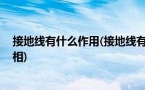 接地线有什么作用(接地线有什么作用插板,为啥有俩相和三相)