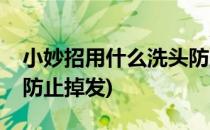 小妙招用什么洗头防止掉发(用什么洗头可以防止掉发)
