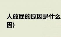 人放屁的原因是什么(人放屁的原因是什么原因)