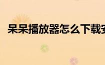 呆呆播放器怎么下载安装(呆呆播放器官网)