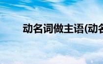 动名词做主语(动名词做主语的用法)
