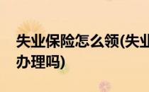 失业保险怎么领(失业保险怎么领取网上可以办理吗)