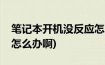 笔记本开机没反应怎么办(笔记本开机没反应怎么办啊)