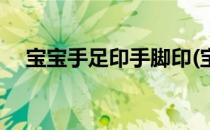 宝宝手足印手脚印(宝宝手足印用什么印)