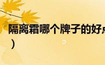 隔离霜哪个牌子的好点（隔离霜哪个牌子的好）