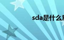 sda是什么意思（sda）