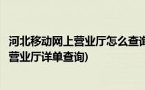 河北移动网上营业厅怎么查询通话详单(河北移动营业厅网上营业厅详单查询)