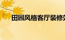 田园风格客厅装修效果图（田园风格）
