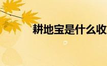 耕地宝是什么收益如何怎么运行