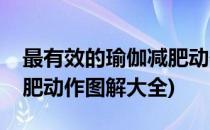 最有效的瑜伽减肥动作图解(最有效的瑜伽减肥动作图解大全)