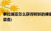 泰拉瑞亚怎么获得树妖的裸像(泰拉瑞亚怎么获得树妖的裸像装备)