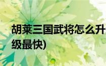 胡莱三国武将怎么升级(胡莱三国武将怎么升级最快)