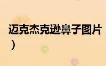 迈克杰克逊鼻子图片（迈克杰克逊没鼻子照片）