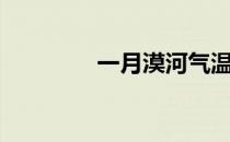 一月漠河气温（漠河气温）