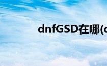 dnfGSD在哪(dnfgsd在哪里)
