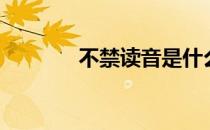 不禁读音是什么（不禁读音）