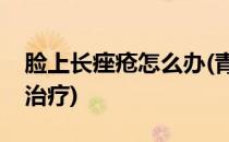 脸上长痤疮怎么办(青年脸上长痤疮应该怎样治疗)