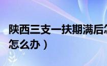 陕西三支一扶期满后怎么办（三支一扶期满后怎么办）