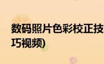 数码照片色彩校正技巧(数码照片色彩校正技巧视频)