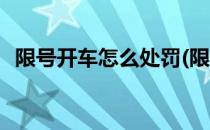 限号开车怎么处罚(限号开车怎么处罚时间)