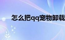 怎么把qq宠物卸载(怎么删除QQ宠物)