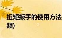 扭矩扳手的使用方法(扭矩扳手的使用方法视频)