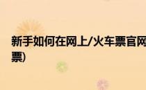 新手如何在网上/火车票官网购买火车票(怎么网上订购火车票)