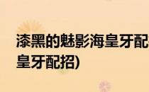 漆黑的魅影海皇牙配招(宝可梦漆黑的魅影海皇牙配招)