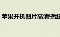 苹果开机图片高清壁纸黑色（苹果开机图片）