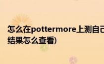 怎么在pottermore上测自己的分院(pottermore分院测试结果怎么查看)