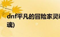 dnf平凡的冒险家灵魂怎么得(DNF冒险家灵魂)