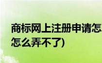 商标网上注册申请怎么弄(商标网上注册申请怎么弄不了)
