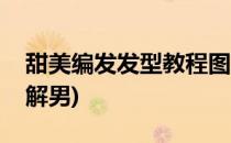 甜美编发发型教程图解(甜美编发发型教程图解男)
