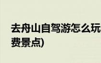 去舟山自驾游怎么玩(去舟山自驾游怎么玩免费景点)