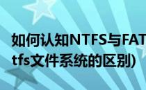 如何认知NTFS与FAT文件系统格式(fat32和ntfs文件系统的区别)