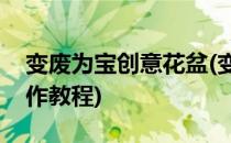 变废为宝创意花盆(变废为宝创意花盆手工制作教程)