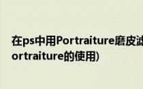 在ps中用Portraiture磨皮滤镜打造细腻白嫩皮肤(ps滤镜portraiture的使用)
