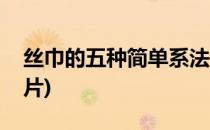 丝巾的五种简单系法(丝巾的五种简单系法图片)