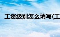工资级别怎么填写(工资级别怎么填写入党)