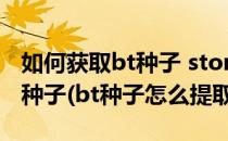 如何获取bt种子 store torrent 怎么下载 BT种子(bt种子怎么提取)